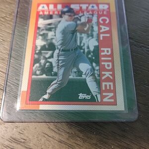 Topps All-Star Card with Red and Green Accents